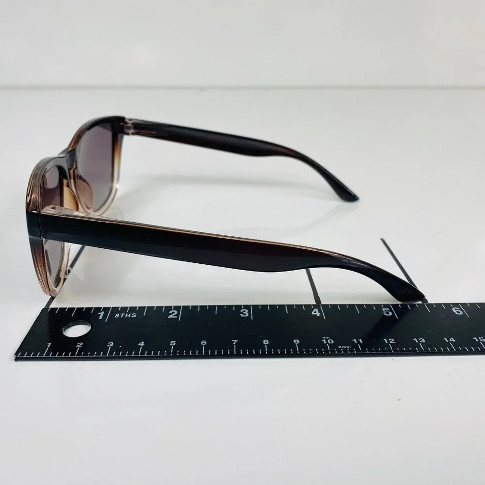Meetsun Classic Style Womens Gradient Tinted Sunglasses Black/Brown